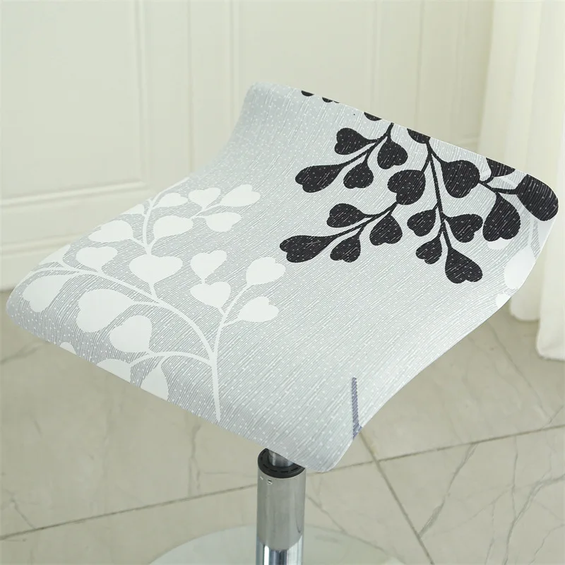 Housse pour tabouret de bar plat sans dossier