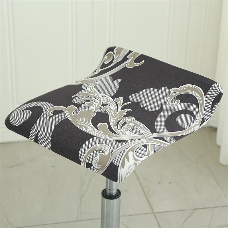 Housse pour tabouret de bar plat sans dossier