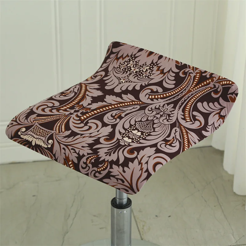 Housse pour tabouret de bar plat sans dossier
