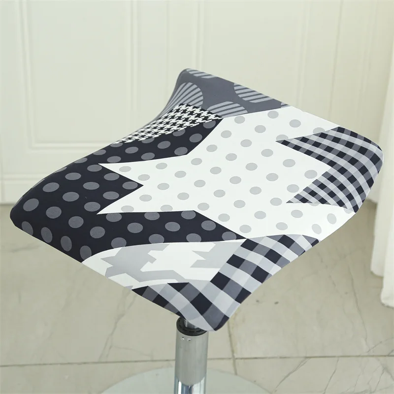 Housse pour tabouret de bar plat sans dossier