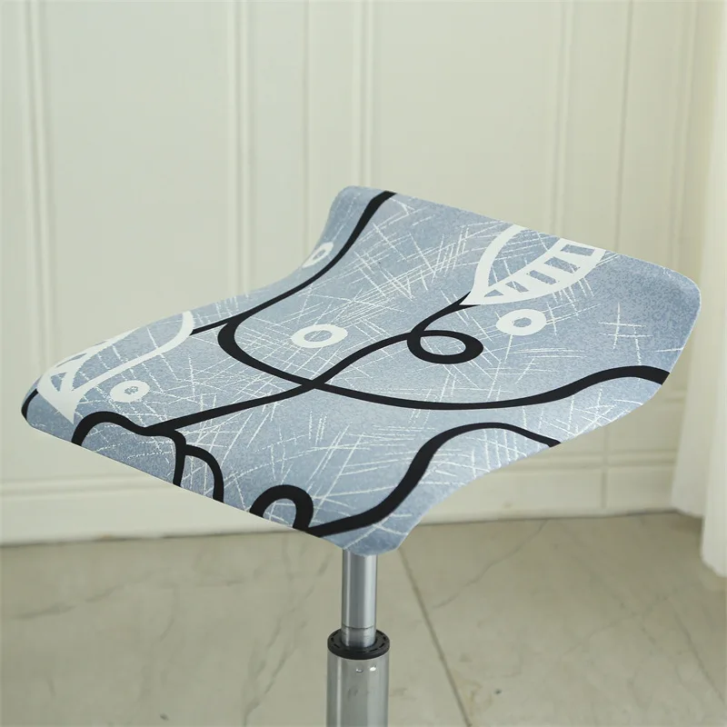 Housse pour tabouret de bar plat sans dossier