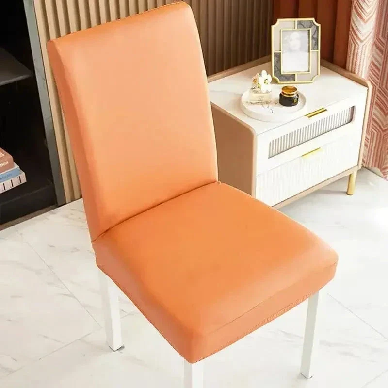 Housse de chaise simili cuir imperméable étanche