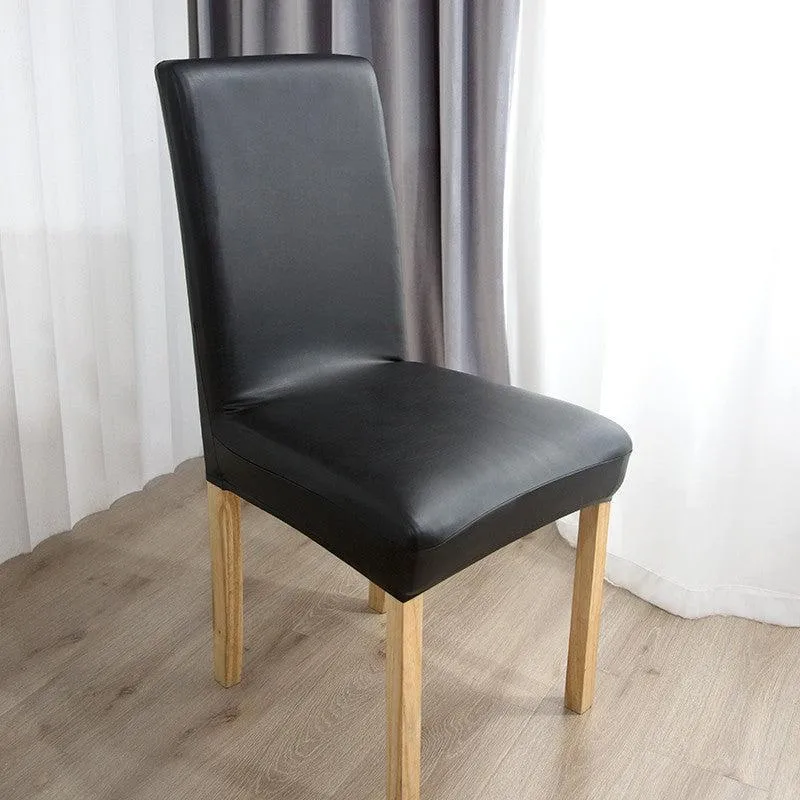 Housse de chaise simili cuir imperméable étanche