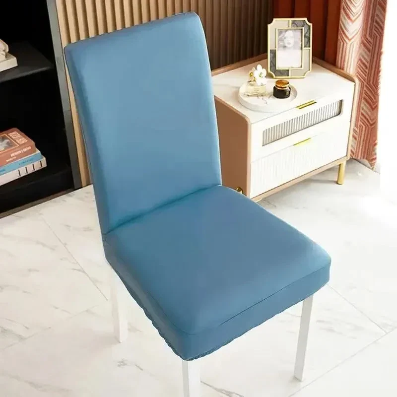 Housse de chaise simili cuir imperméable étanche