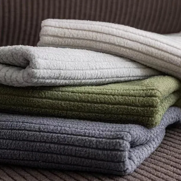 Housse de coussin de canapé renforcé velours côtelé