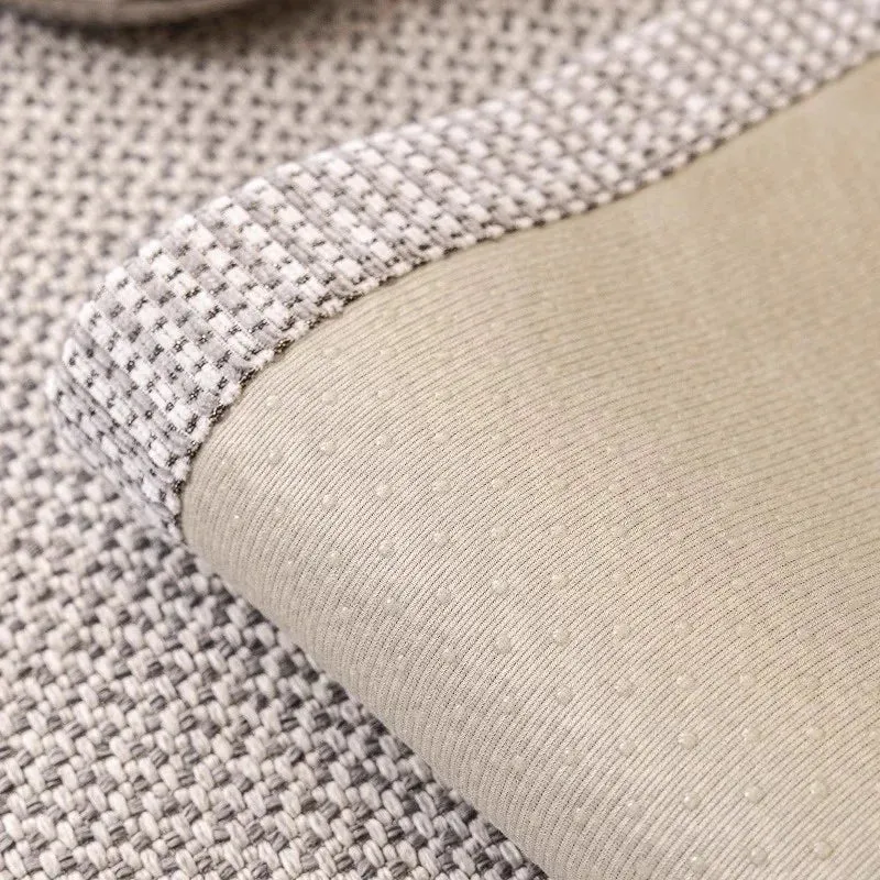 Housse de canapé antidérapante pur coton tressé twill denim anti griffures