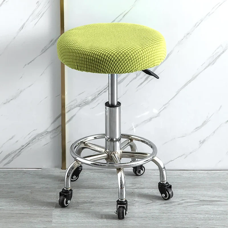 Housse de tabouret rond super extensible micro fibres