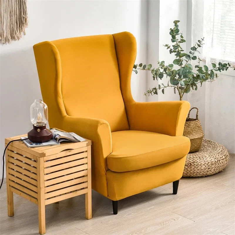 Housses pour fauteuil IKEA STRANDMON tissu lisse lycra couleurs unies