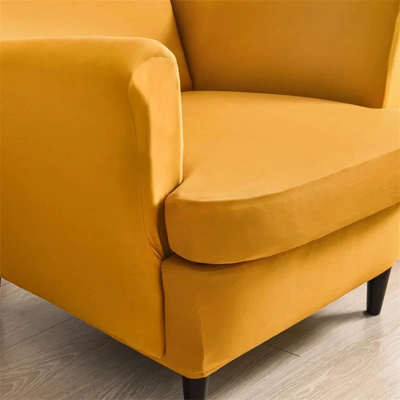 Housses pour fauteuil IKEA STRANDMON tissu lisse lycra couleurs unies