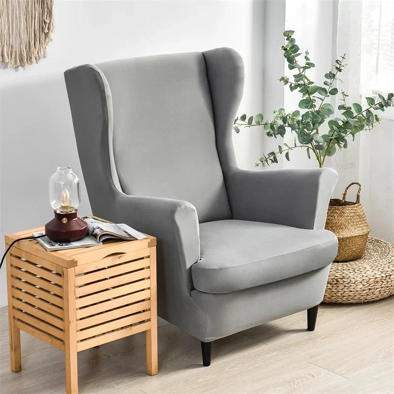 Housses pour fauteuil IKEA STRANDMON tissu lisse lycra couleurs unies