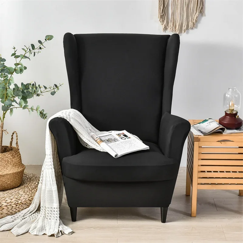 Housses pour fauteuil IKEA STRANDMON tissu lisse lycra couleurs unies