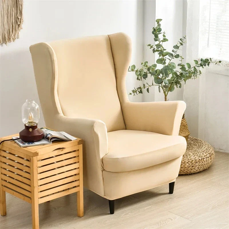 Housses pour fauteuil IKEA STRANDMON tissu lisse lycra couleurs unies