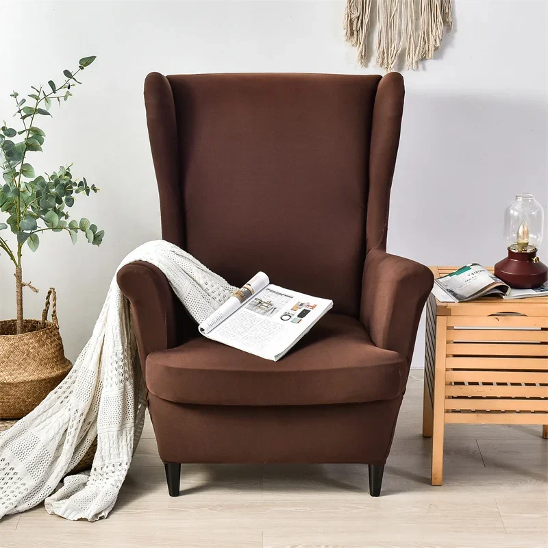 Housses pour fauteuil IKEA STRANDMON tissu lisse lycra couleurs unies
