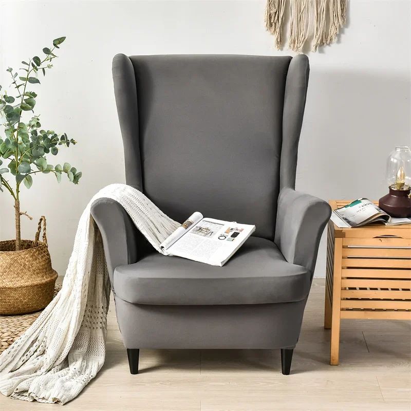 Housses pour fauteuil IKEA STRANDMON tissu lisse lycra couleurs unies