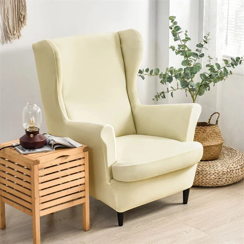 Housses pour fauteuil IKEA STRANDMON tissu lisse lycra couleurs unies