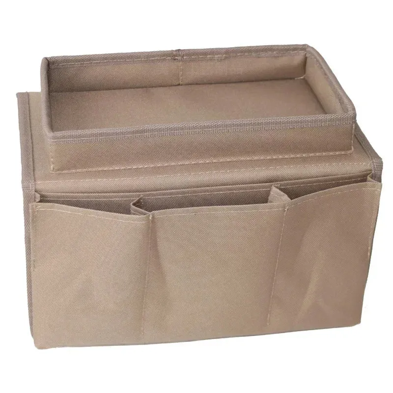Organisateur d'accoudoir imperméable avec petit plateau et poches intégrées