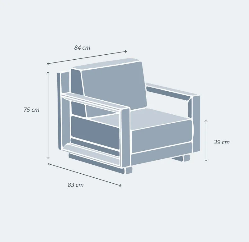 Salon de jardin Elba - 7 places