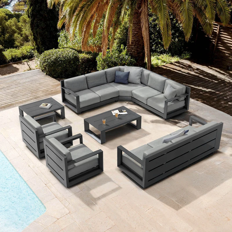 Salon de jardin Elba - 10 places
