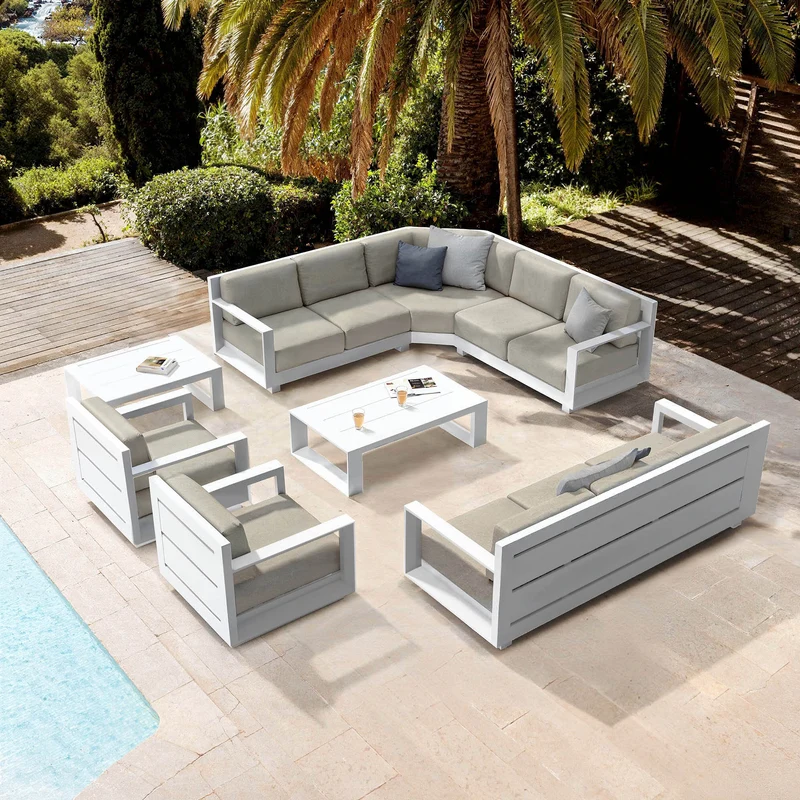 Salon de jardin Elba - 10 places