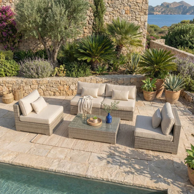 Salon de jardin Palma - 4 places