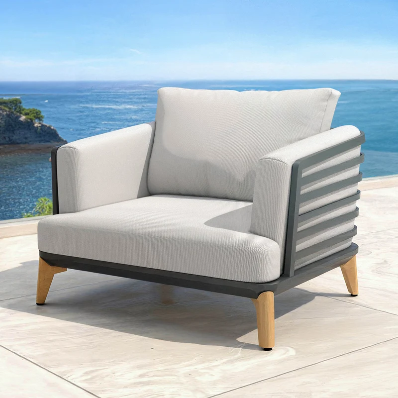 Salon de jardin Monte Carlo - 7 places