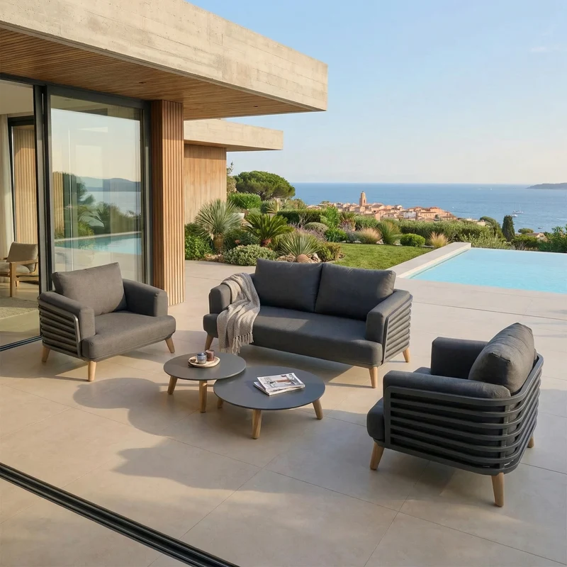 Salon de jardin Monte Carlo - 4 places