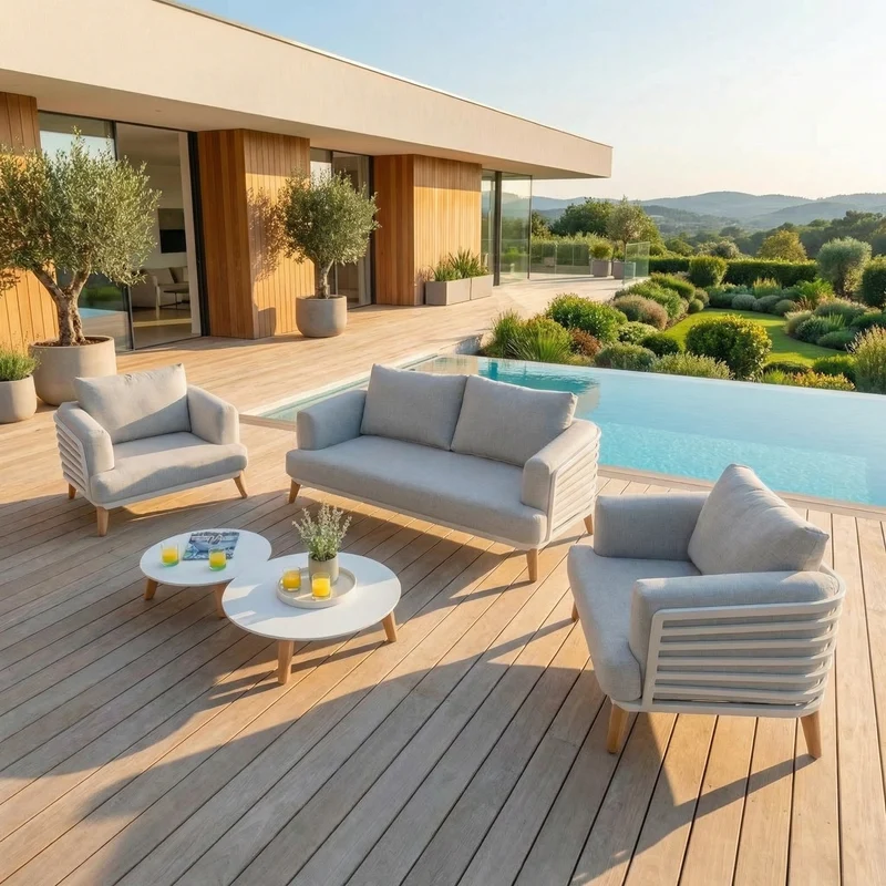 Salon de jardin Monte Carlo - 4 places