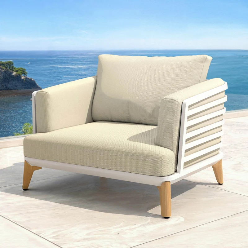 Salon de jardin Monte Carlo - 7 places