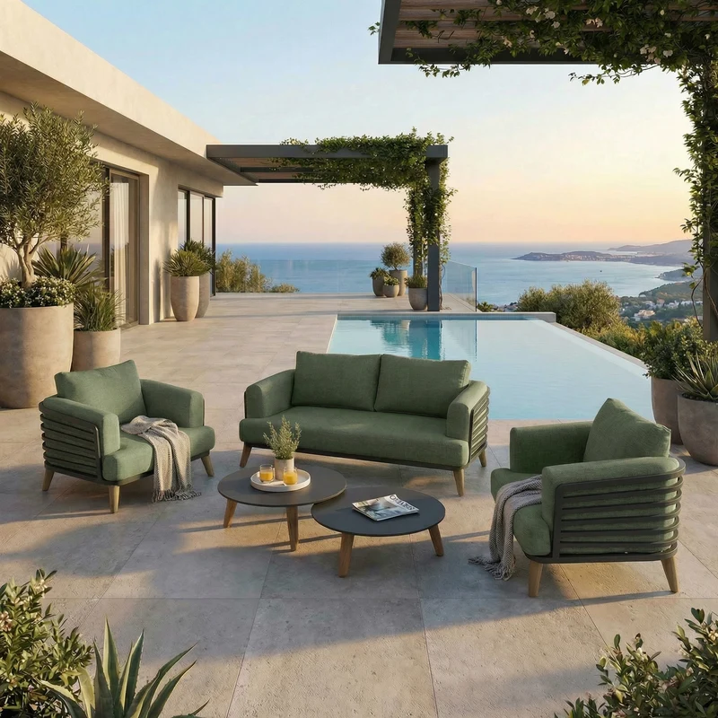 Salon de jardin Monte Carlo - 4 places