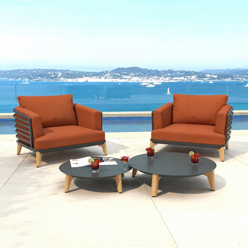 Salon de jardin Monte Carlo - 2 places