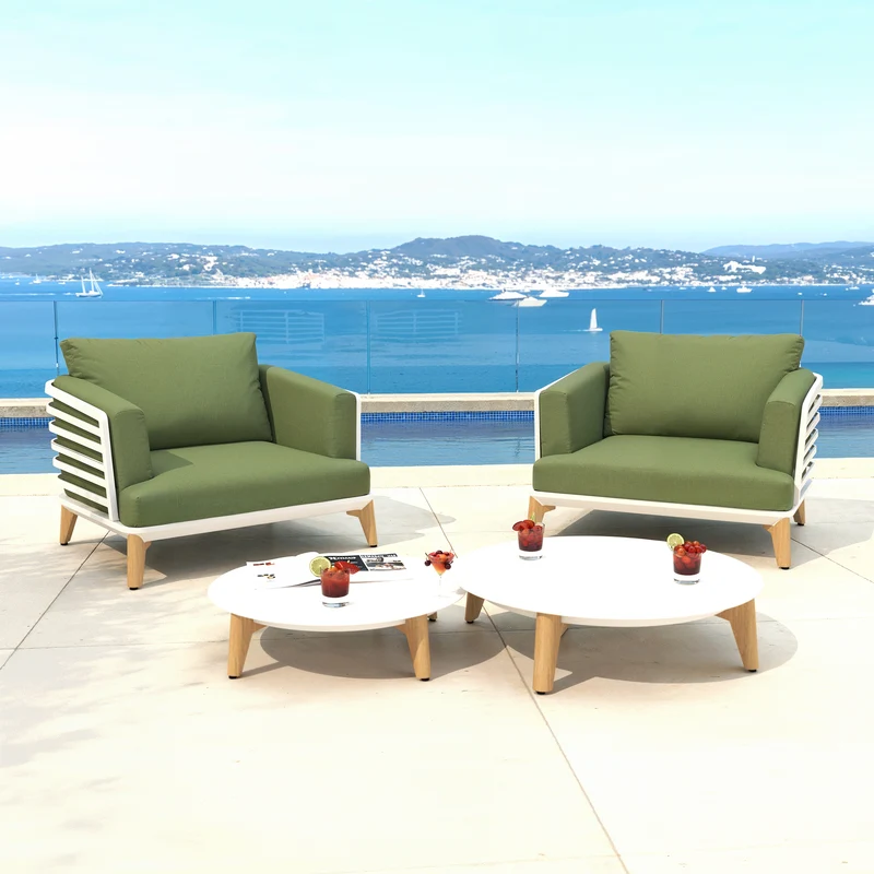 Salon de jardin Monte Carlo - 2 places