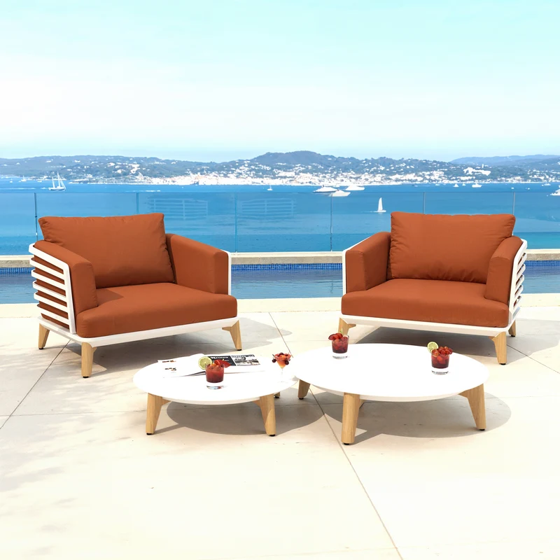Salon de jardin Monte Carlo - 2 places
