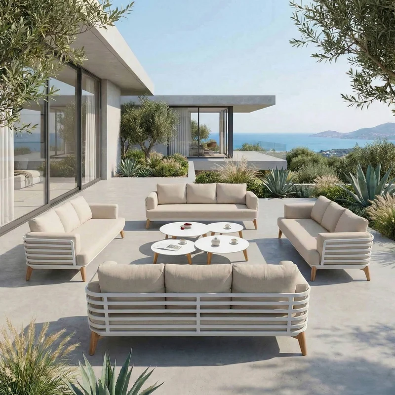 Salon de jardin Monte Carlo - 12 places