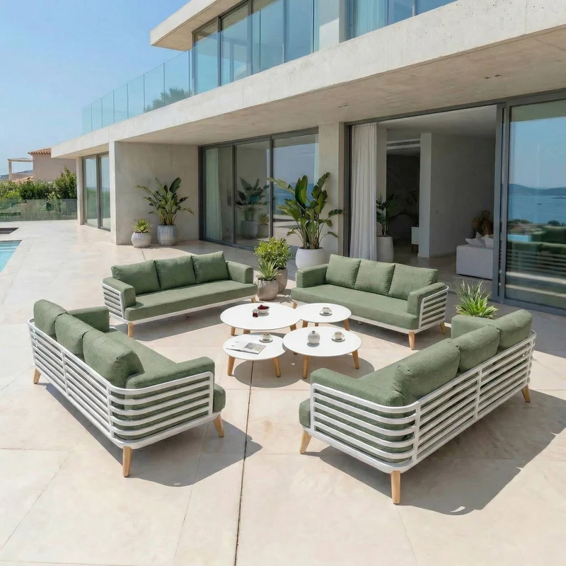 Salon de jardin Monte Carlo - 12 places