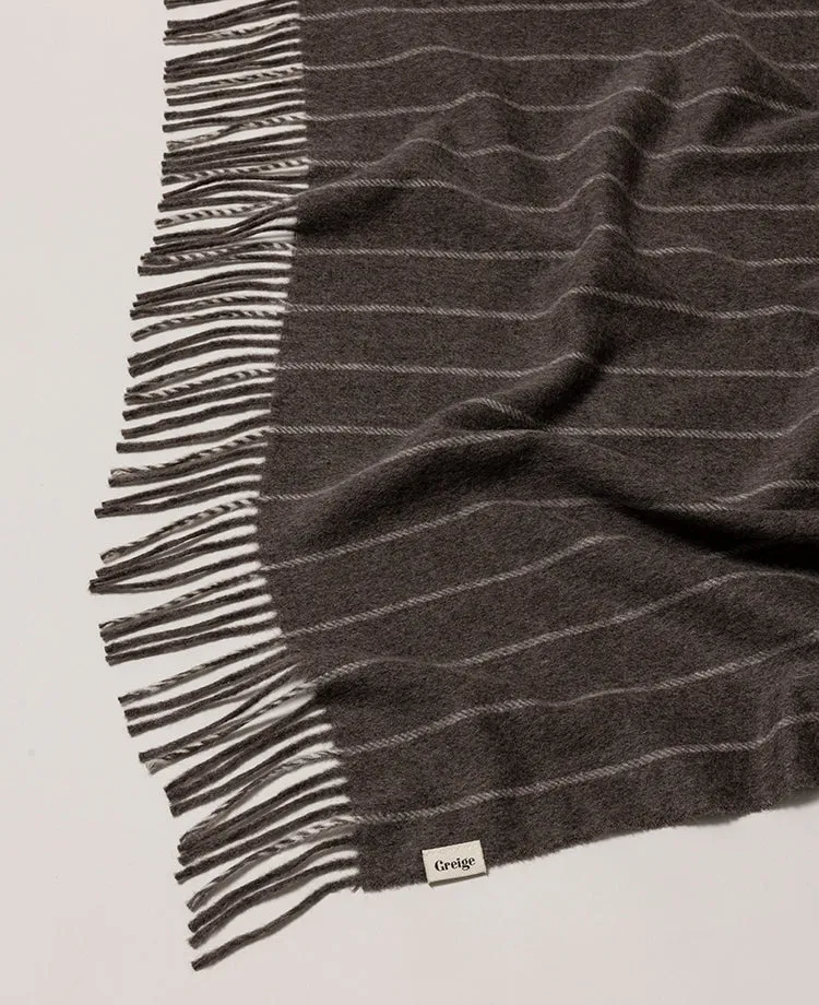 Plaid en Cachemire et Laine d'Agneau
