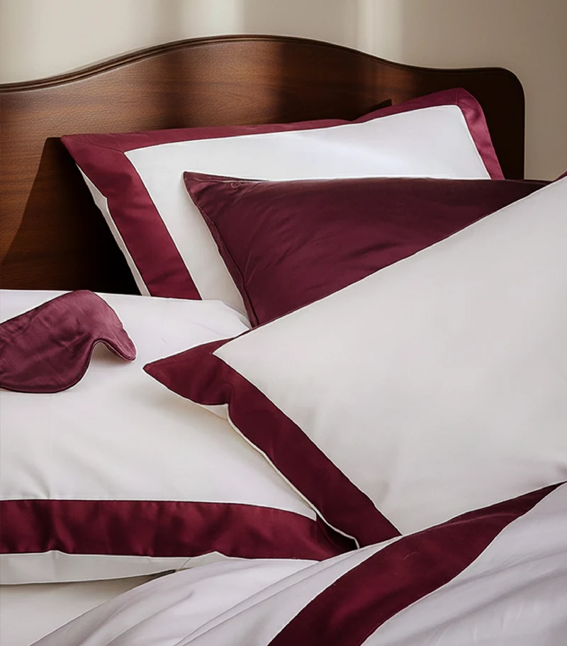 Parure de lit Satin de Coton Bicolore