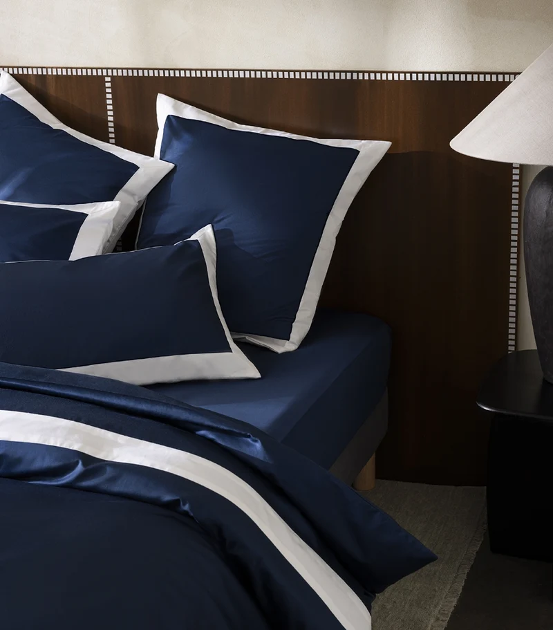 Parure de lit Satin de Coton Bicolore