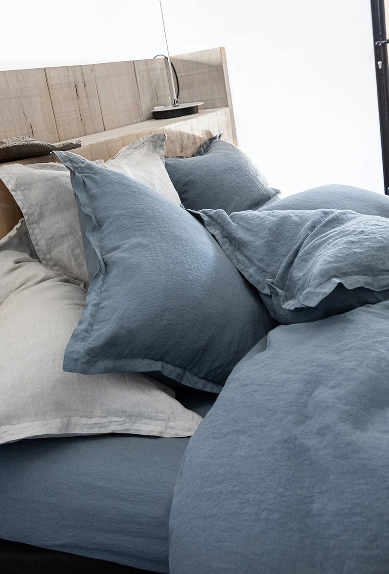 Drap housse Lin lavé Bonnet 40 cm