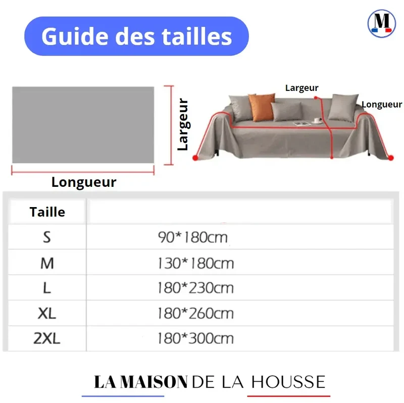Protège canapé imperméable Gris