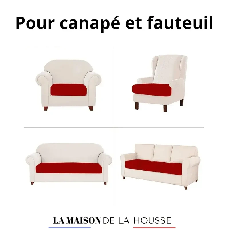 Housse de Canapé D'assise & Dossier - Domingo