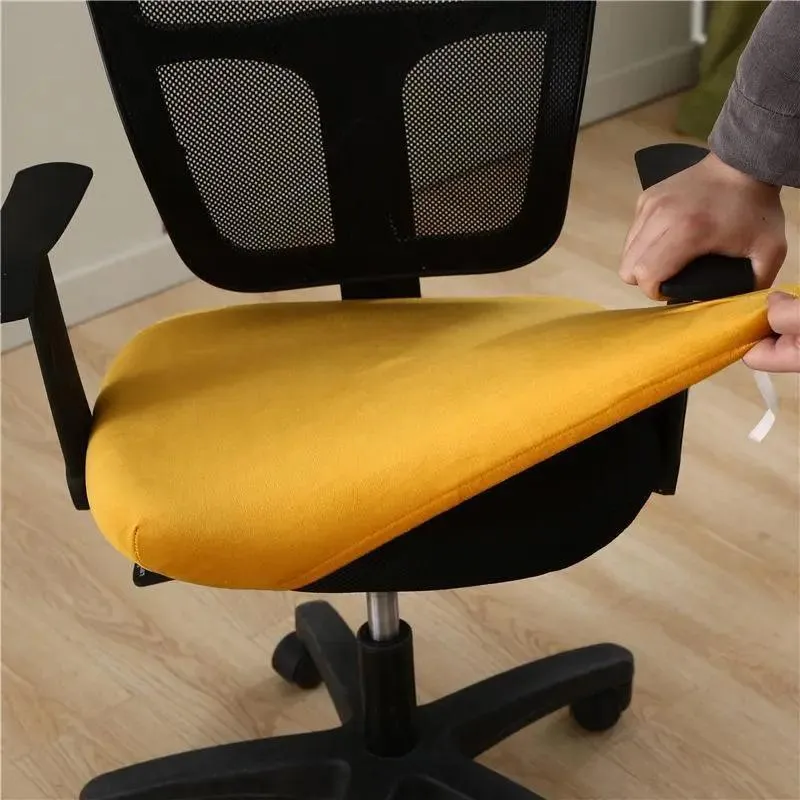 Housse de Chaise Zebre de Bureau Style Velours