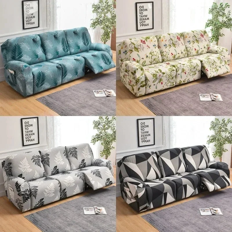 Housse pour fauteuil et canapé relax inclinable 1/2/3 places - Harmony 8 motifs