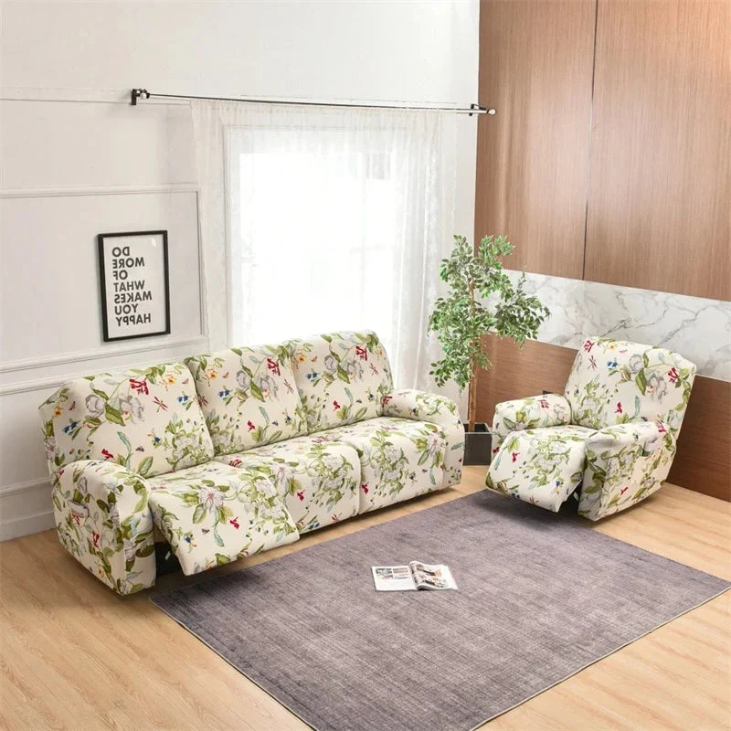 Housse pour fauteuil et canapé relax inclinable 1/2/3 places - Harmony 8 motifs