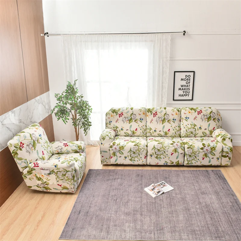 Housse pour fauteuil et canapé relax inclinable 1/2/3 places - Harmony 8 motifs