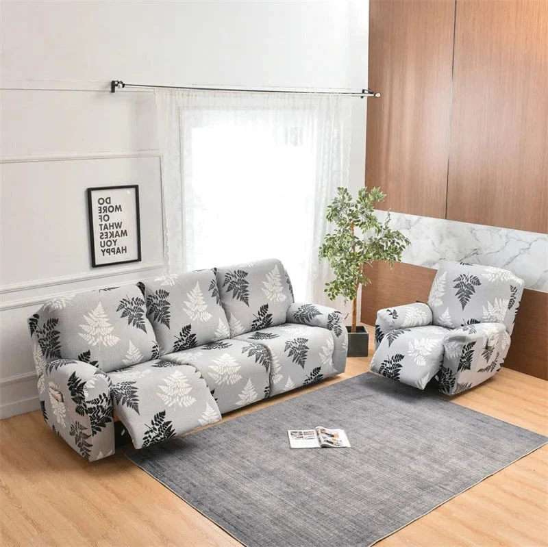 Housse pour fauteuil et canapé relax inclinable 1/2/3 places - Harmony 8 motifs