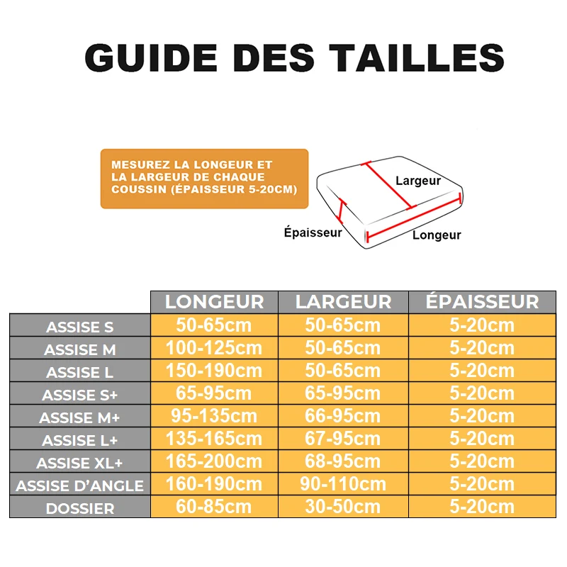 Housse de coussin extensible pour canapé velours damassé