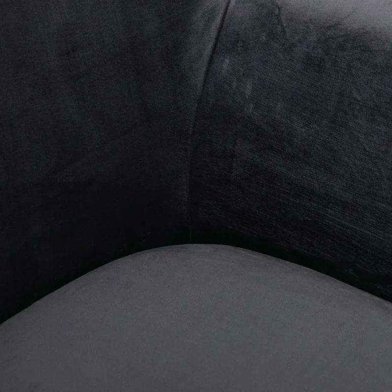 Housse extensible pour fauteuil à oreilles IKEA OSKARSHAMN velours 11 couleurs unie