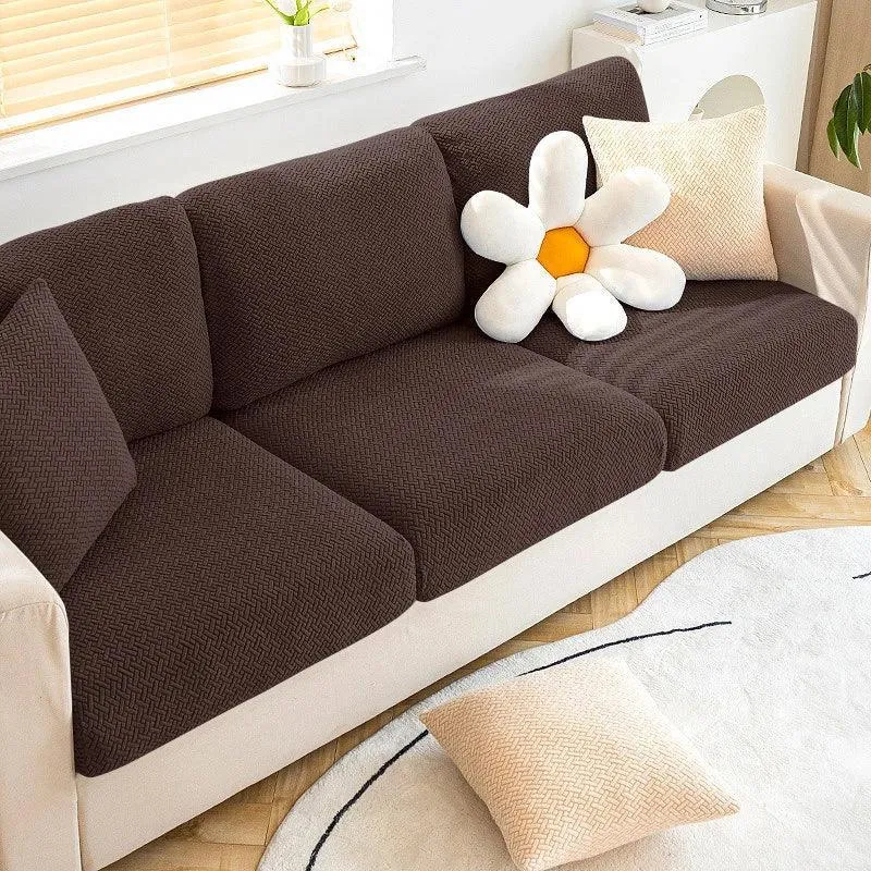 Housse Marron Coussin D'assise & Dossier