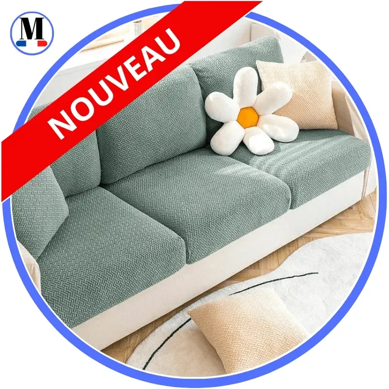 Housse Cyan Coussin D'assise & Dossier