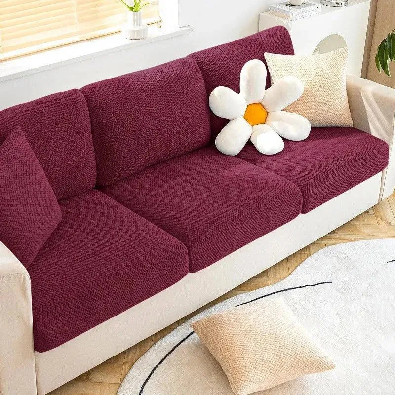 Housse Rouge Coussin D'assise & Dossier